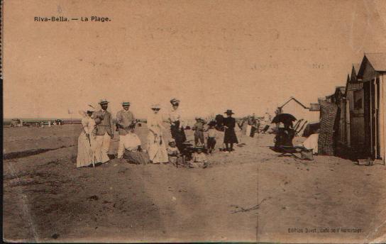 CPA De RIVA BELLA - La Plage (couleur Sépia). - Riva Bella