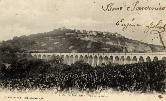 Viaduc De Saint-Satur - Vue De Sancerre - Saint-Satur