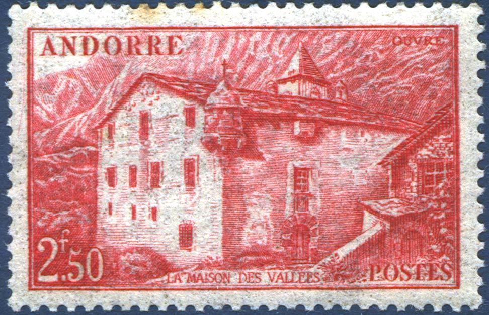 ANDORRE. 1944-46 N° 105 La Maison Des Vallées - Neufs