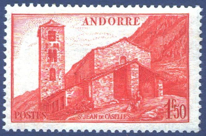 ANDORRE. 1944-46 N° 102 Saint Jean De Casellas - Unused Stamps