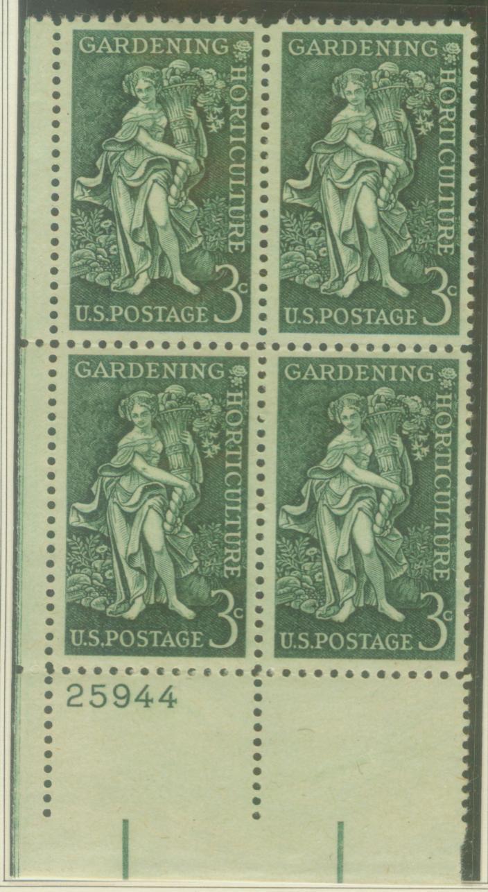 USA ---- HORTICULTURE ISSUE ----LADY-----BLOCK OF 4 --- - Unused Stamps