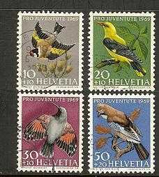 SWITZERLAND 1969 Used Stamp(s) Pro Juventute 914-917 #3779 - Used Stamps