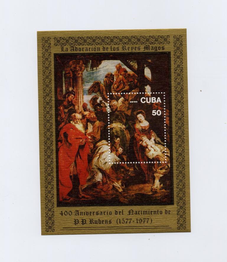 Cuba Bloc N°52 Neuf** Adoration Des Rois Mages Par Rubens - Rubens