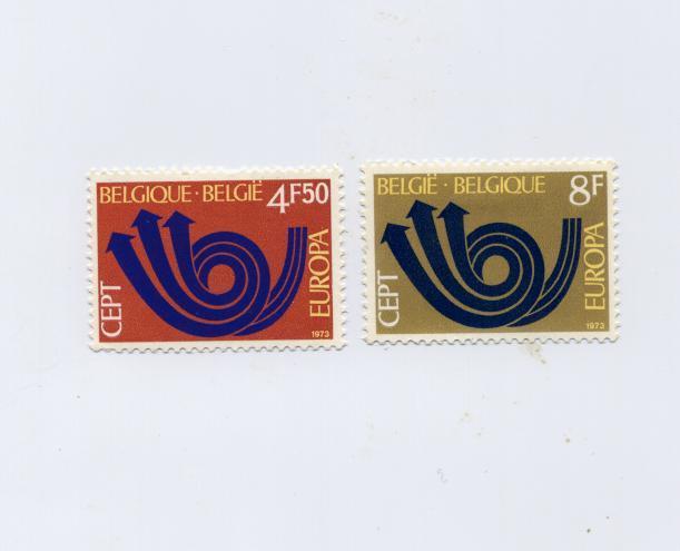 Belgique N°1661 Et 1662 Neuf* Europa 1973 - 1973