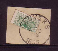 Belgie Demi Halve TX1 ANVERS 1895 - Timbres