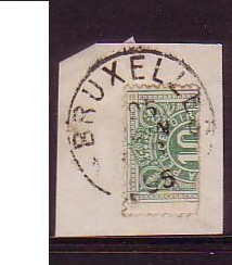 Belgie Demi Halve TX1 Bruxelles 1895 - Timbres