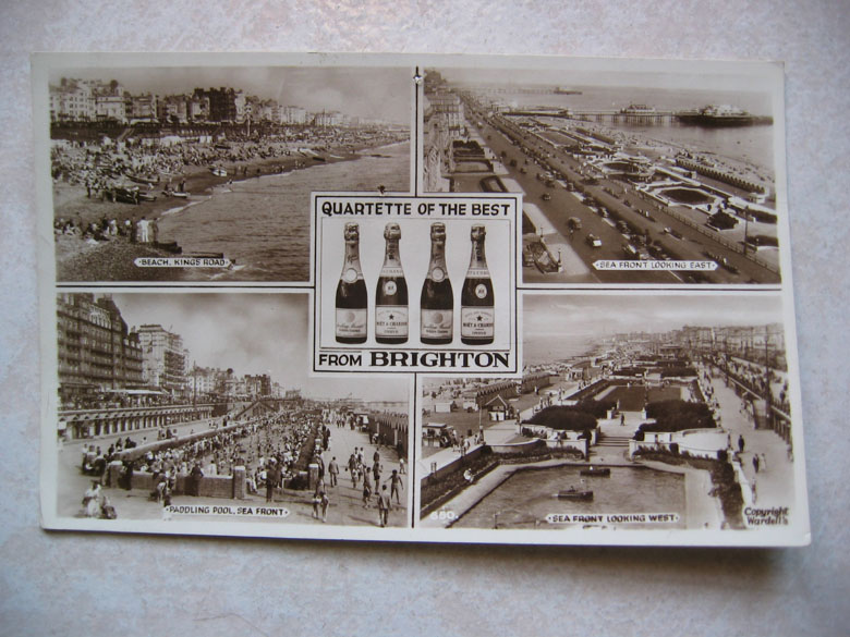 Brighton : Beach, Kings Road, Sea Front Looking Fast, Paddling Pool, Sea Front, Sea Front Looking West - Brighton