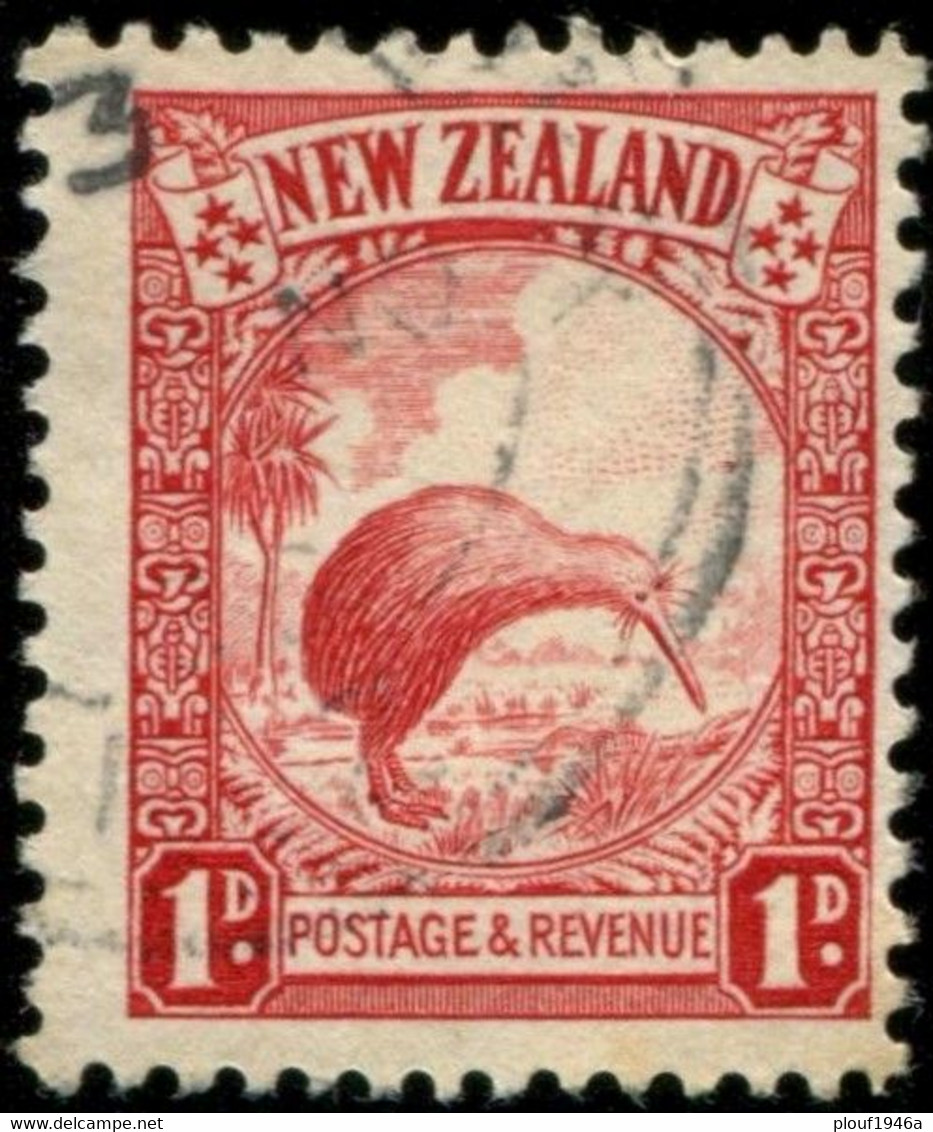 Pays : 362,1 (Nouvelle-Zélande : Dominion Britannique) Yvert Et Tellier N° :   214 (o) Die II / SG 557 C - Used Stamps