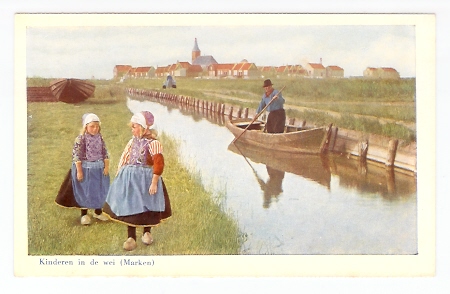 Marken: Kinderen In De Wei (06-136) - Marken