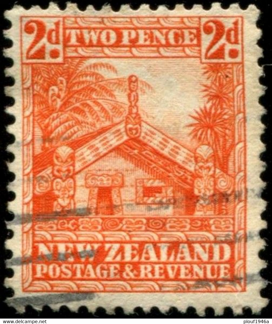 Pays : 362,1 (Nouvelle-Zélande : Dominion Britannique) Yvert Et Tellier N° :   196 (o) - Usados
