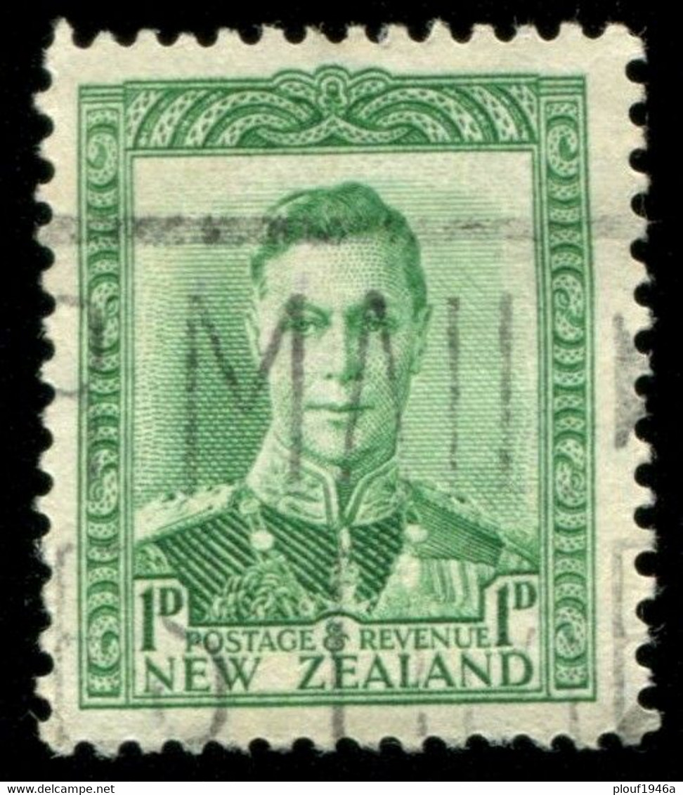 Pays : 362,1 (Nouvelle-Zélande : Dominion Britannique) Yvert Et Tellier N° :   238 A (o) - Used Stamps