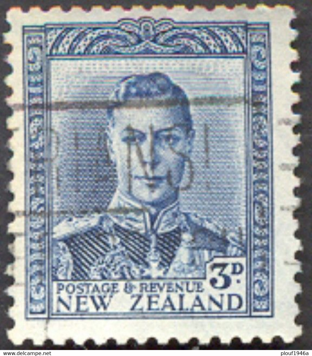Pays : 362,1 (Nouvelle-Zélande : Dominion Britannique) Yvert Et Tellier N° :   239 A (o) - Used Stamps