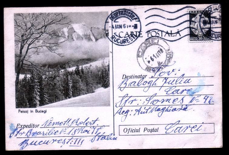 Enteir Postal With Montaine Mailed  1961 And 1963. - Escalade