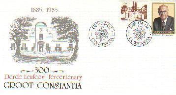 RSA 1985 Enveloppe Groot Constantia Wine Farm Mint #1487 - Vini E Alcolici