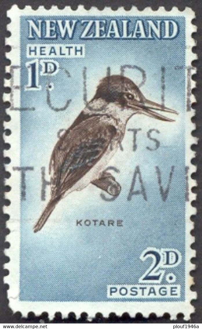Pays : 362,1 (Nouvelle-Zélande : Dominion Britannique) Yvert Et Tellier N° :   402 A (o) - Used Stamps