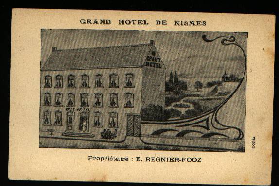 927 - Grand Hôtel  De Nismes  -  Propr   E. Regnier-Fooz - Viroinval