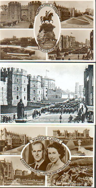 CHATEAU DE WINDSOR (3 Cartes) - Windsor Castle