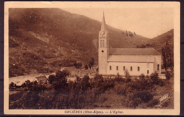 HAUTE ALPES - Orcieres - L'eglise - Orcieres