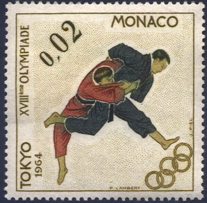 MONACO. N° 654. Jeux Olympiques De Tokyo. Judo - Ete 1964: Tokyo