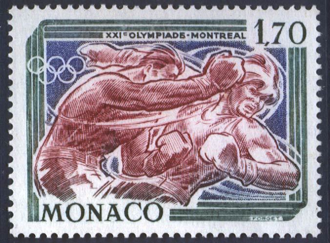 MONACO. N° 1061. Jeux Olympiques De Montréal. Boxe - Ete 1976: Montréal