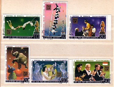 DPR KOREA  1987  CIRCUS  6v.-used - Cirque