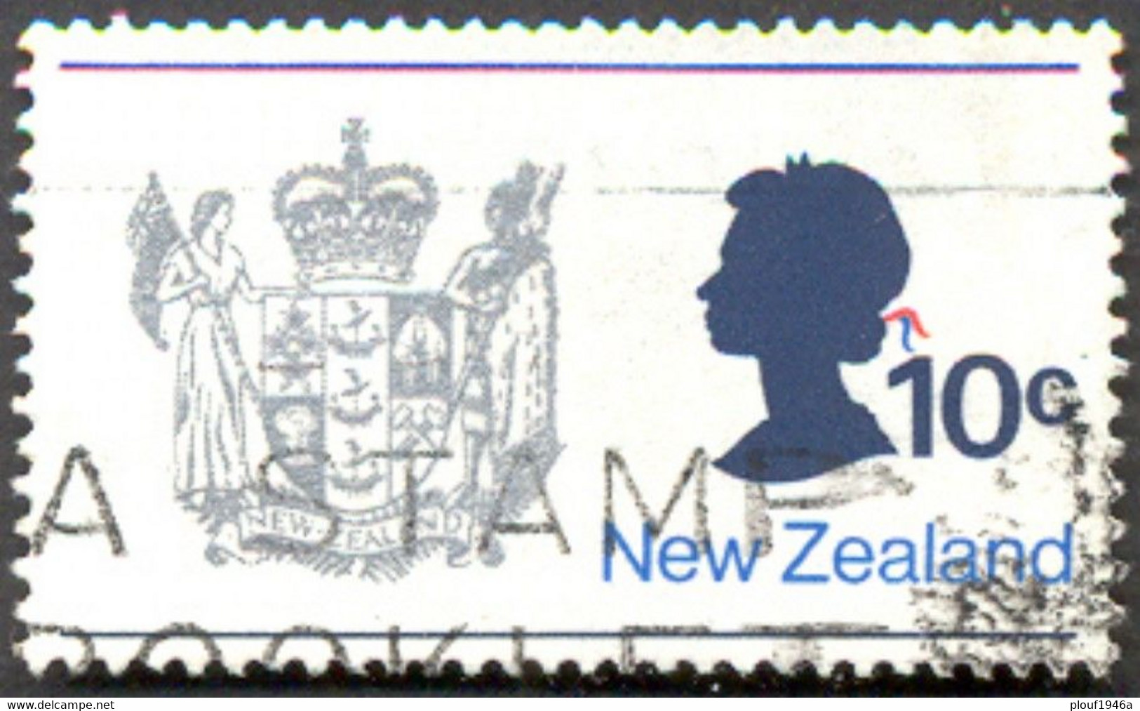 Pays : 362,1 (Nouvelle-Zélande : Dominion Britannique) Yvert Et Tellier N° :   519 A (o) - Usados