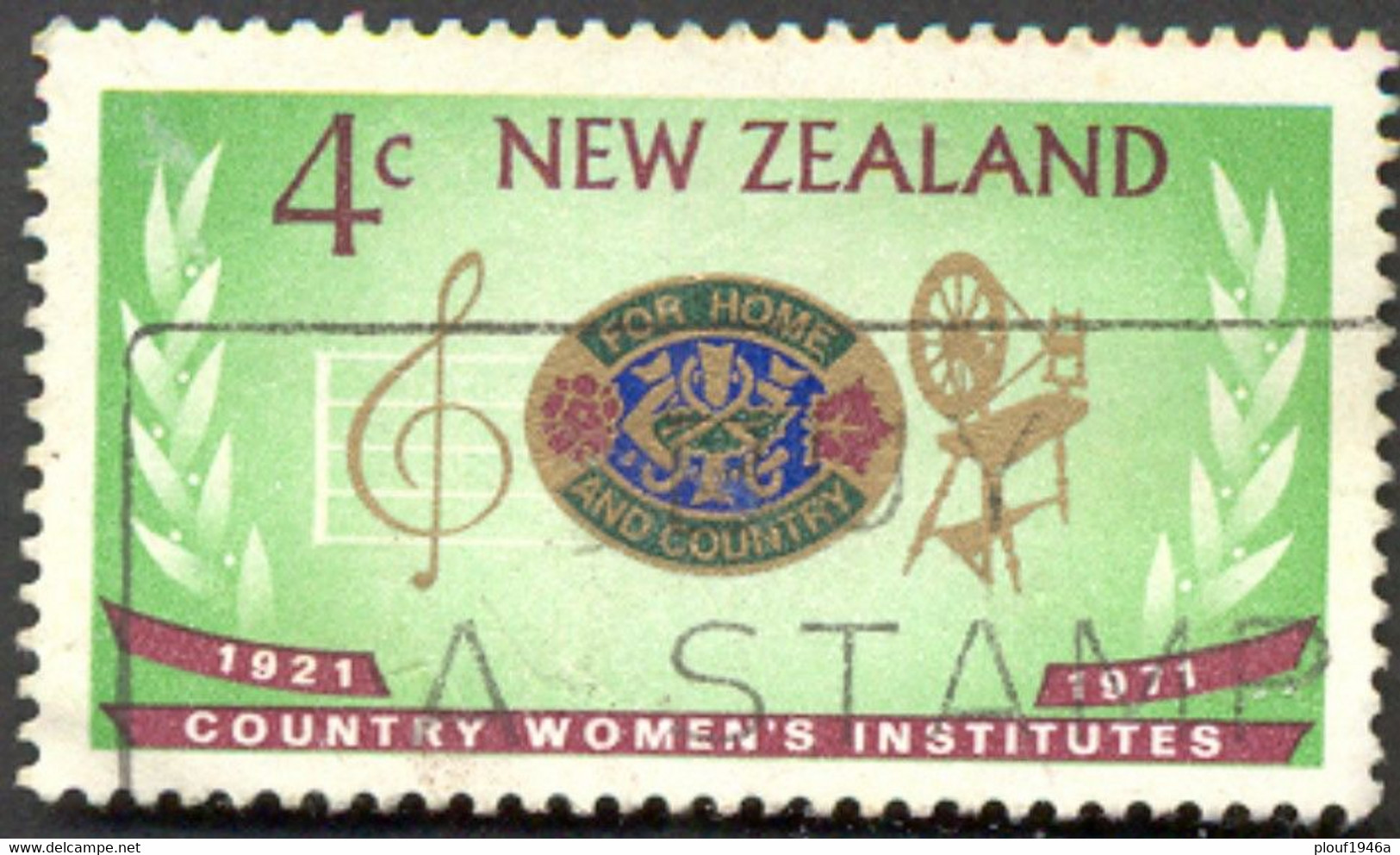 Pays : 362,1 (Nouvelle-Zélande : Dominion Britannique) Yvert Et Tellier N° :   530 (o) - Used Stamps