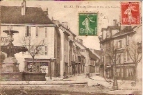 C3161-BELLEY,place Des Terreaux Et Rue De La Louvatière - Belley