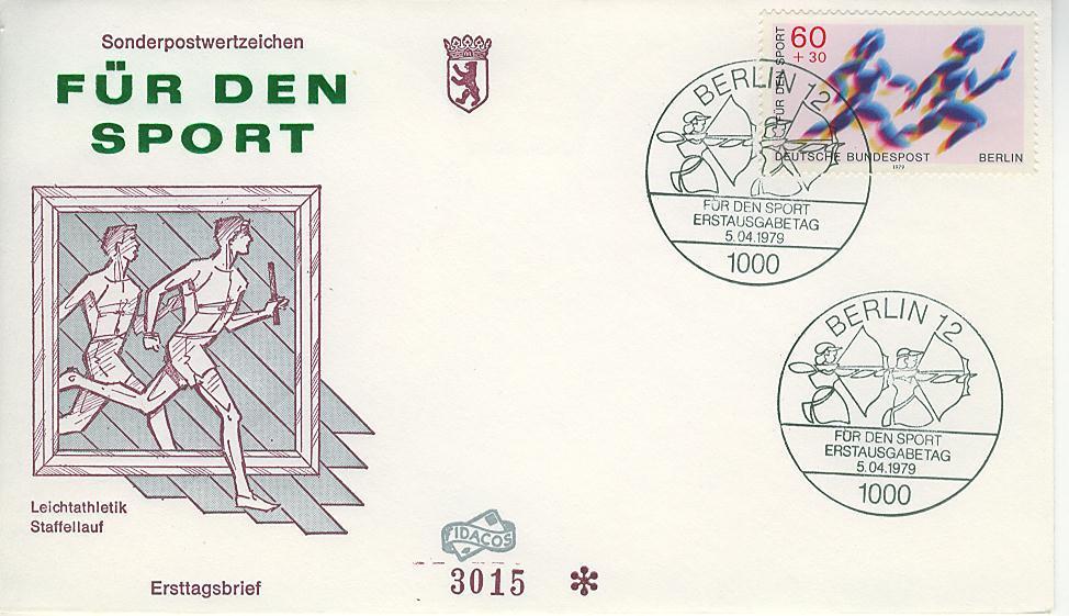 B1215 Tir A L Arc Allemagne 1979 FDC Premier Jour - Tir à L'Arc