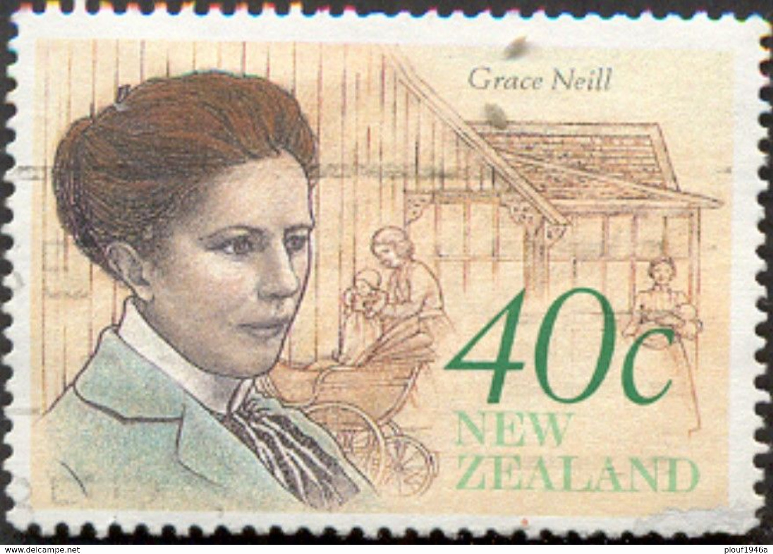 Pays : 362,1 (Nouvelle-Zélande : Dominion Britannique) Yvert Et Tellier N° :  1066 (o) - Used Stamps