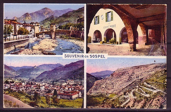 ALPES MARITIMES - Souvenir De Sospel - Sospel