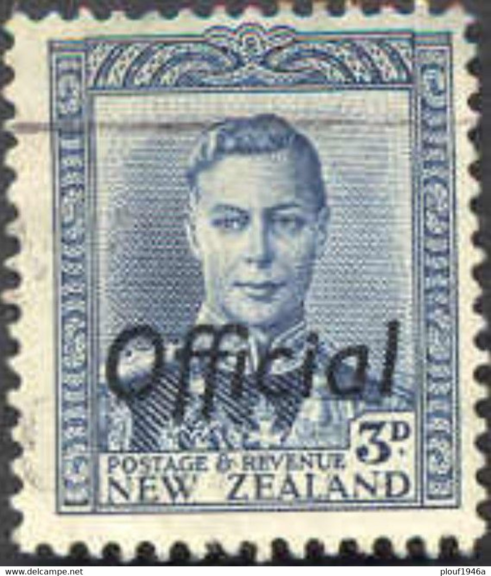 Pays : 362,1 (Nouvelle-Zélande : Dominion Britannique) Yvert Et Tellier N° : S  85 A (o) - Officials