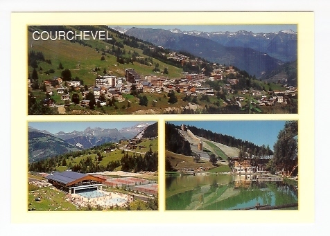 Courchevel: Panorama, Complexe Sportif De La Grande Combe, Lac Du Praz (06-389) - Courchevel