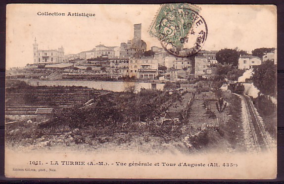 ALPES MARITIME - La Turbie - Vue Generale Et Tour D'Auguste - La Turbie