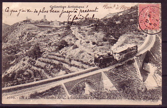 ALPES MARITIME - La Turbie - Chemin De Fer à Cremalliere De Monte Carlo - La Turbie