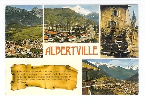 Albertville: Vues, Fontaine (06-410) - Albertville