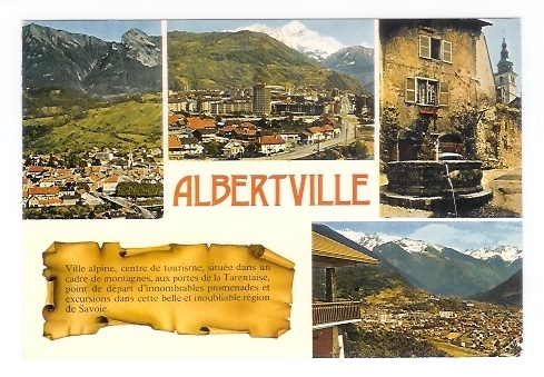 Albertville: Vues, Fontaine (06-411) - Albertville