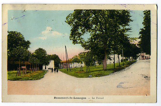 Beaumont De Lomagne Le Foirail 1948 - Beaumont De Lomagne
