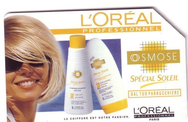 L`OREAL Professionnel Paris (Loreal ) - Italy Old Card * Fashion Perfume Parfum Moda Cosmetics Cosmetiques Kosmetik - Perfumes