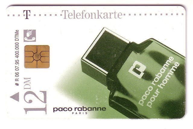 PACO RABANNE Perfume ( Germany R 06 07.95.) * Parfum - Parfumer - Profumo - Perfumes - Parfumes - See Scan For Condition - Profumi