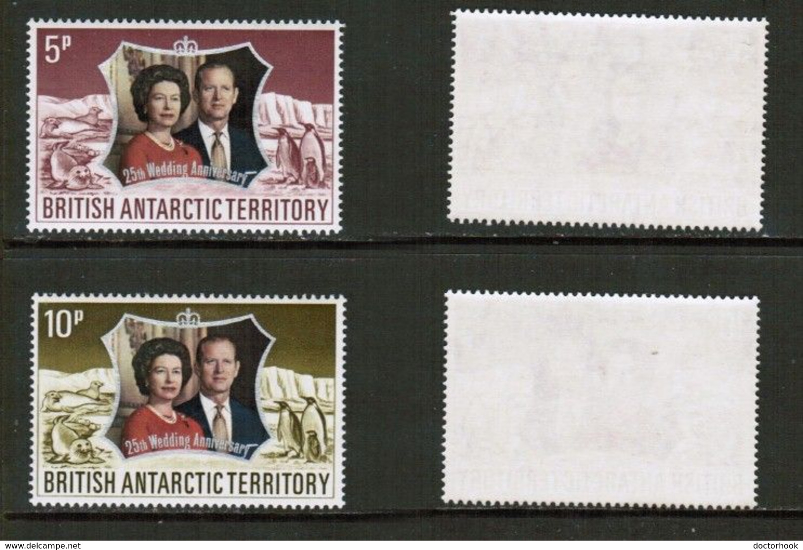 BRITISH ANTARCTIC TERRITORY  Scott # 43-4** MINT NH (CONDITION AS PER SCAN) (WW-2-103) - Nuevos