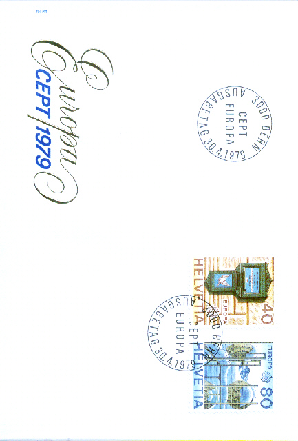 FDC Suisse Europa CEPT 1979 - 1979