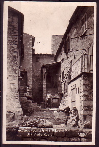 ALPES MARITIME - Gourdon - Une Vieille Rue - Gourdon