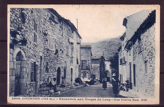 ALPES MARITIME - Gourdon - Une Vieille Rue - Gourdon