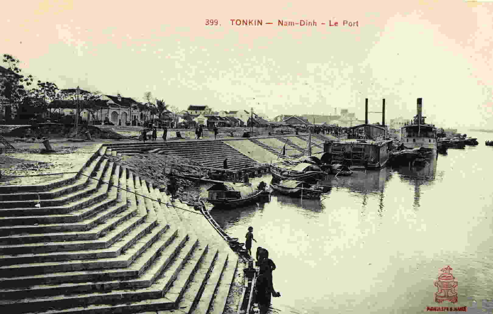 TONKIN - Nam-Dinh - Le Port - Jemen