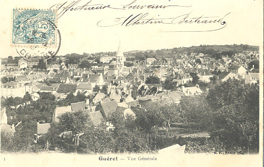 23 - CREUSE - GUERET - PANORAMA - VUE GENERALE - AVANT 1904 - BF 1 - Guéret