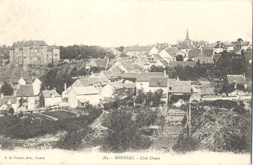 23 - CREUSE - BOUSSAC - PANORAMA - COTE OUEST - DE NUSSAC 384 - Boussac