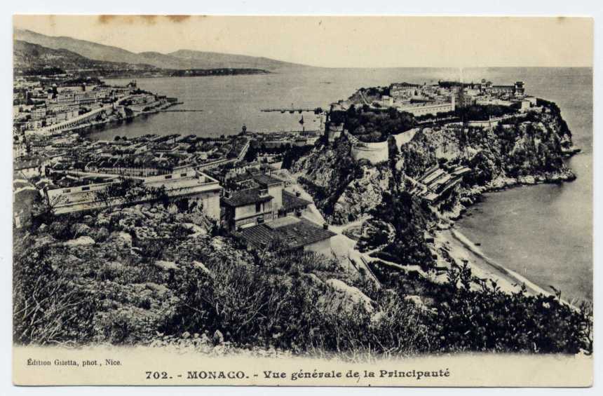 Réf 75  - MONACO - Vue Générale De La Principauté - Panoramic Views