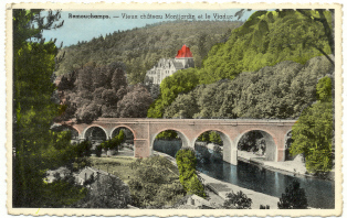 REMOUCHAMPS - Vieux Château Montjardin Et Le Viaduc(4) - Aywaille