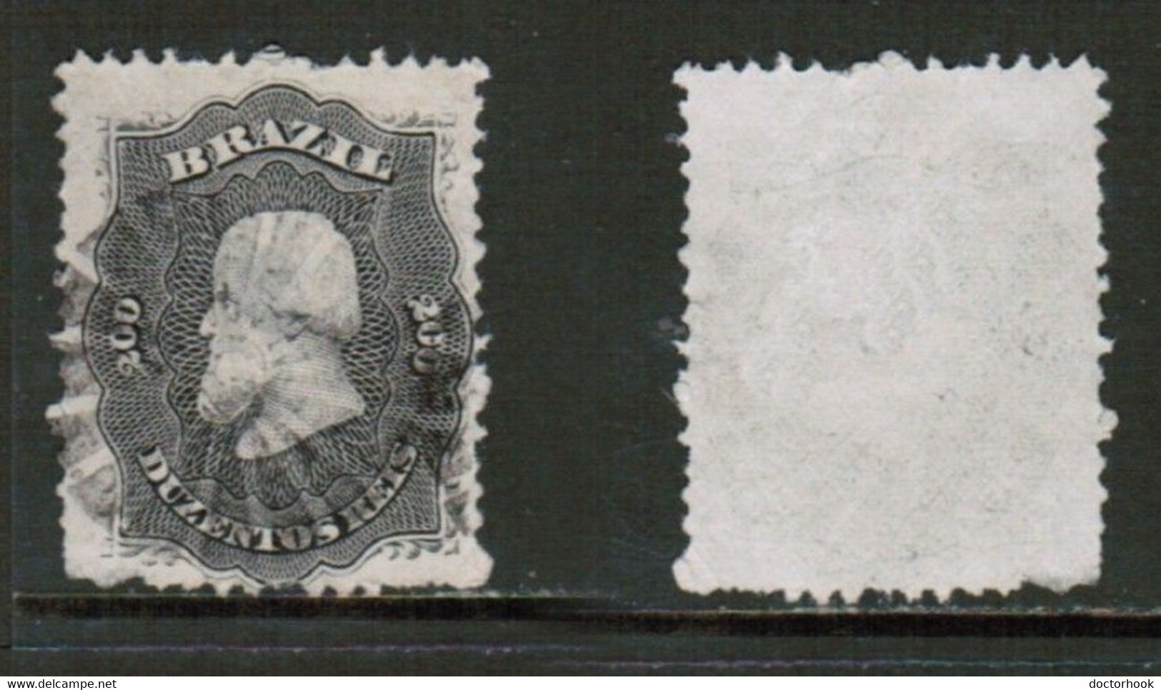 BRAZIL  Scott # 59 USED BACK FAULTS (CONDITION AS PER SCAN) (WW-2-110) - Oblitérés